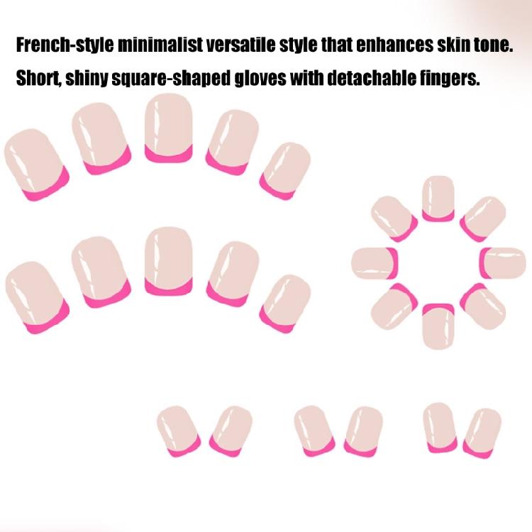 Paznokcie doczepiane Kleje do paznokci na paznokieć Krótkie migdałowe Paznokcie sztuczne dla kobiet, Akrylowe paznokcie sztuczne Naturalne Pełne krycie Paznokcie sztuczne Prezenty