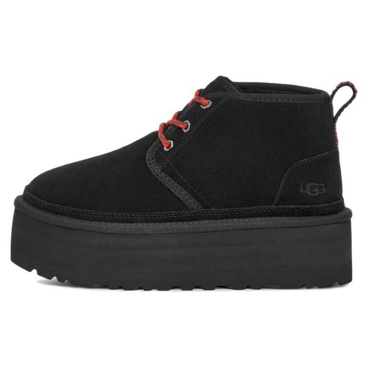 (WMNS) UGG Neumel Heritage Platform Black Women s 1130604-BLK EU 39