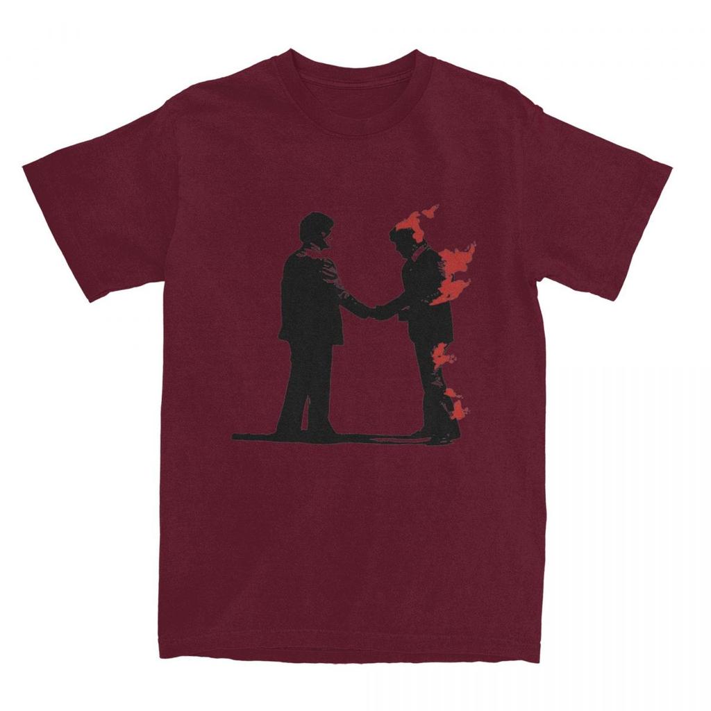 Vintage Wish You Were Here Rock T Shirt Men Women's Cotton Fan Gift Tees Shirt Summer Clothes