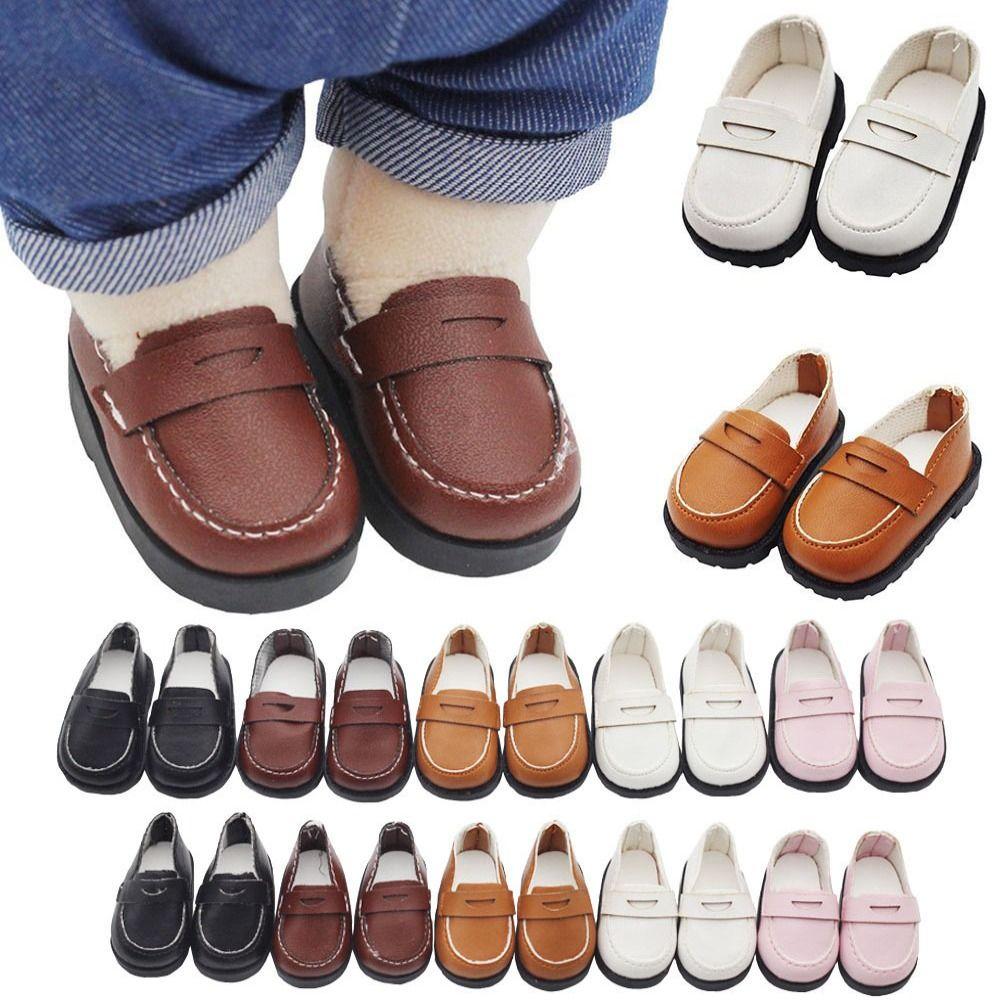 Fashion Leather Shoes for 15/20cm Cotton Dolls for 1/12 1/14 Dolls for EXO Doll