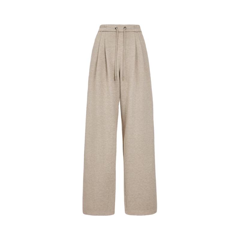 Only Women's High-Waisted Drapey Straight-Leg Casual Pants
