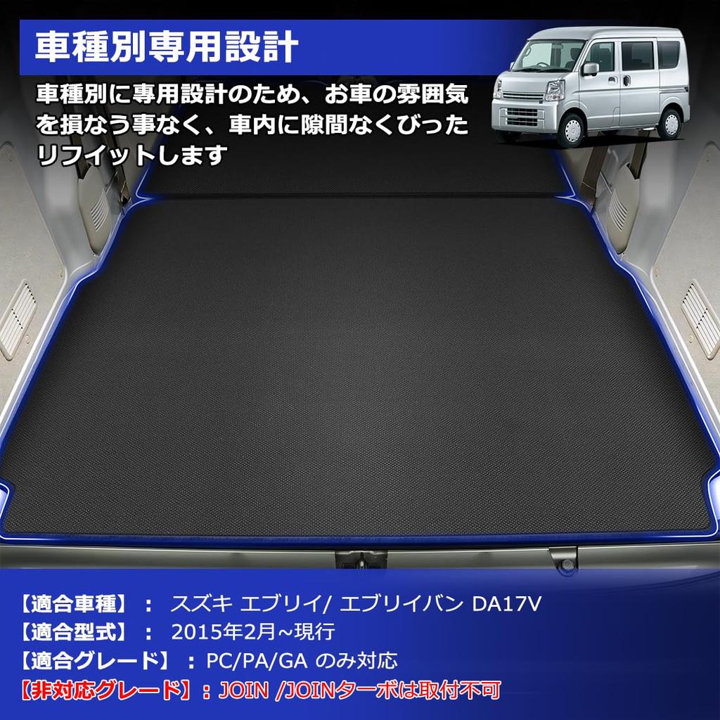 SUNVIC Every Van da17v Kofferraum Individuelle PVC-Fußmatten für jeden Wagon und jeden Van Einfache Set-Matte, Wasserdicht, Schmutzabweisend, Rutschfest,