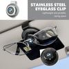 For BMW Stainless Steel Car Sunglasses Clip Sun Visor Glasses Hanger M 1 3 4 5 6 7 Series X1 X3 X4 X5 G20 G38 F48 E36 E39