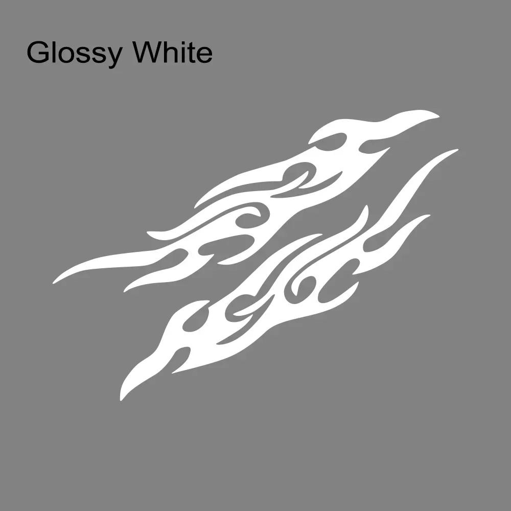 Car Sticker Flame Pattern Creative Personalized Auto Decoration Body Vinyl Film Sticker Waterproof Scratch Resistant Ornament