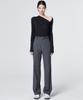 MALOUPE 2143 Stretch Straight Fit Pants (Dark Gray)