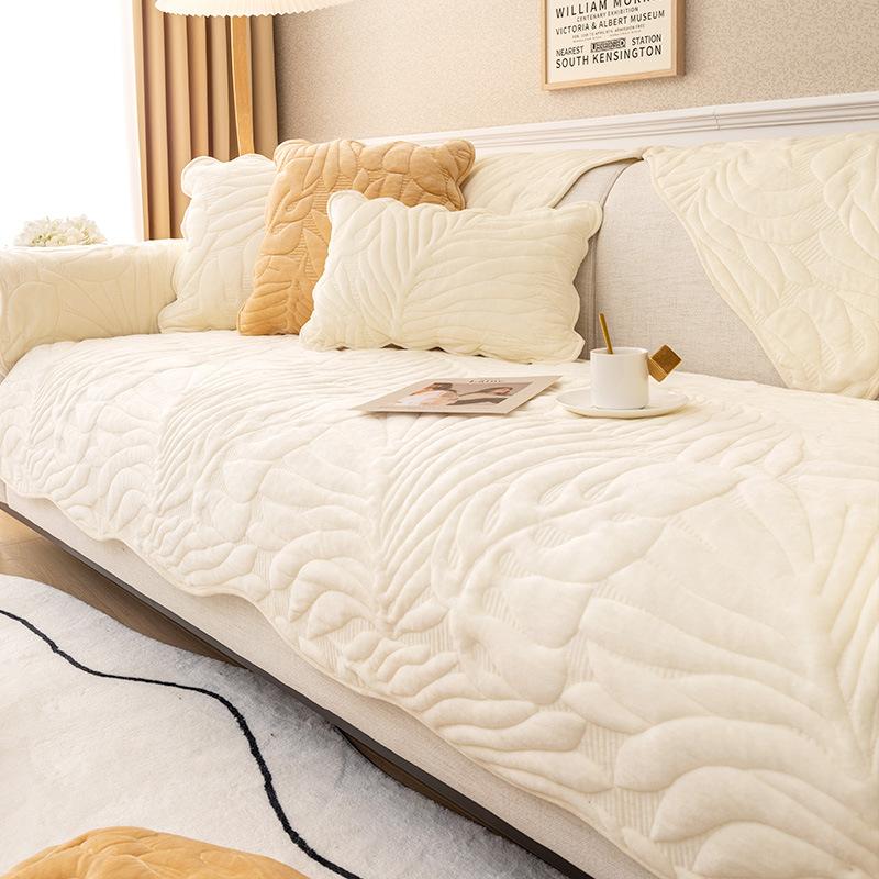 1 Stück Kurzplüsch Sofabezug, Sofahandtuch Dick Rutschfest Sofahusse, Vier Jahreszeiten Allgemein, Möbelschutz Für Schlafzimmer Büro Wohnzimmer