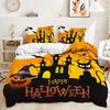 Halloween Bed Three-piece Decoration Funny Theme, Digital Printing