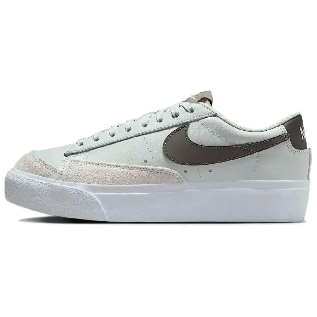 

Nike Blazer Anti Slip Wear Resistant Low Top Skateboard Shoes Women s Green Brown Sneakers Skateboard Shoes DJ0292-004 37.5