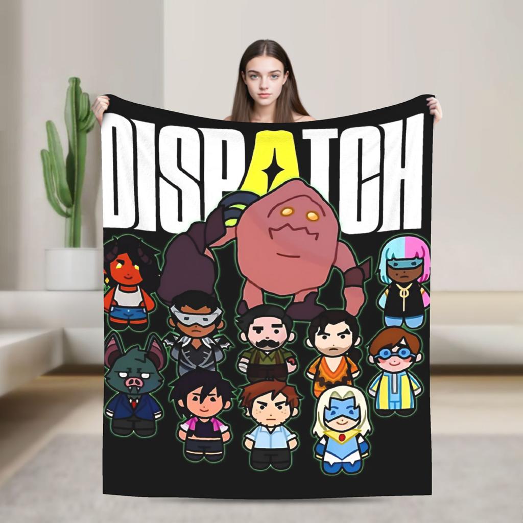 Soft Blanket Picnic Dispatch Game Throw Blanket  Flannel Bedspread For Bedroom Funny Sofa Bed Cover