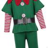 Elf Christmas Costume Cosplay Clothes Set, Photo Props Outfit, for Halloween Birthday Stage