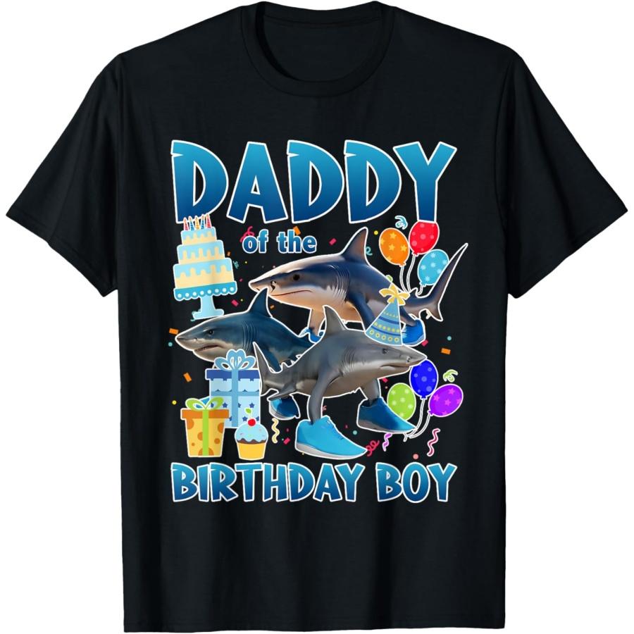 Daddy Of The Birthday Boy Tralalero Tralala Family Matching T-Shirt S