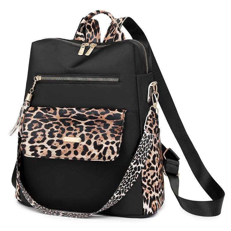 Tassel Large Capacity Women's Nylon Backpack Outdoor Lightweight Travel Backpack