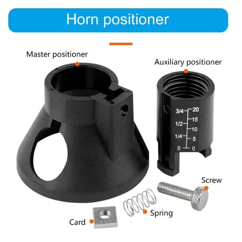 11Pcs Woodworking Locators with Routing Routers Drill Bit Set Rotating Engraving Electric Grinder Holder Rotary