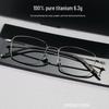 Pure Titanium Eyeglass Frames: Full & Semi-Rimless Styles for Men & Women, Acetate Options, Prescription Compatible for Myopia