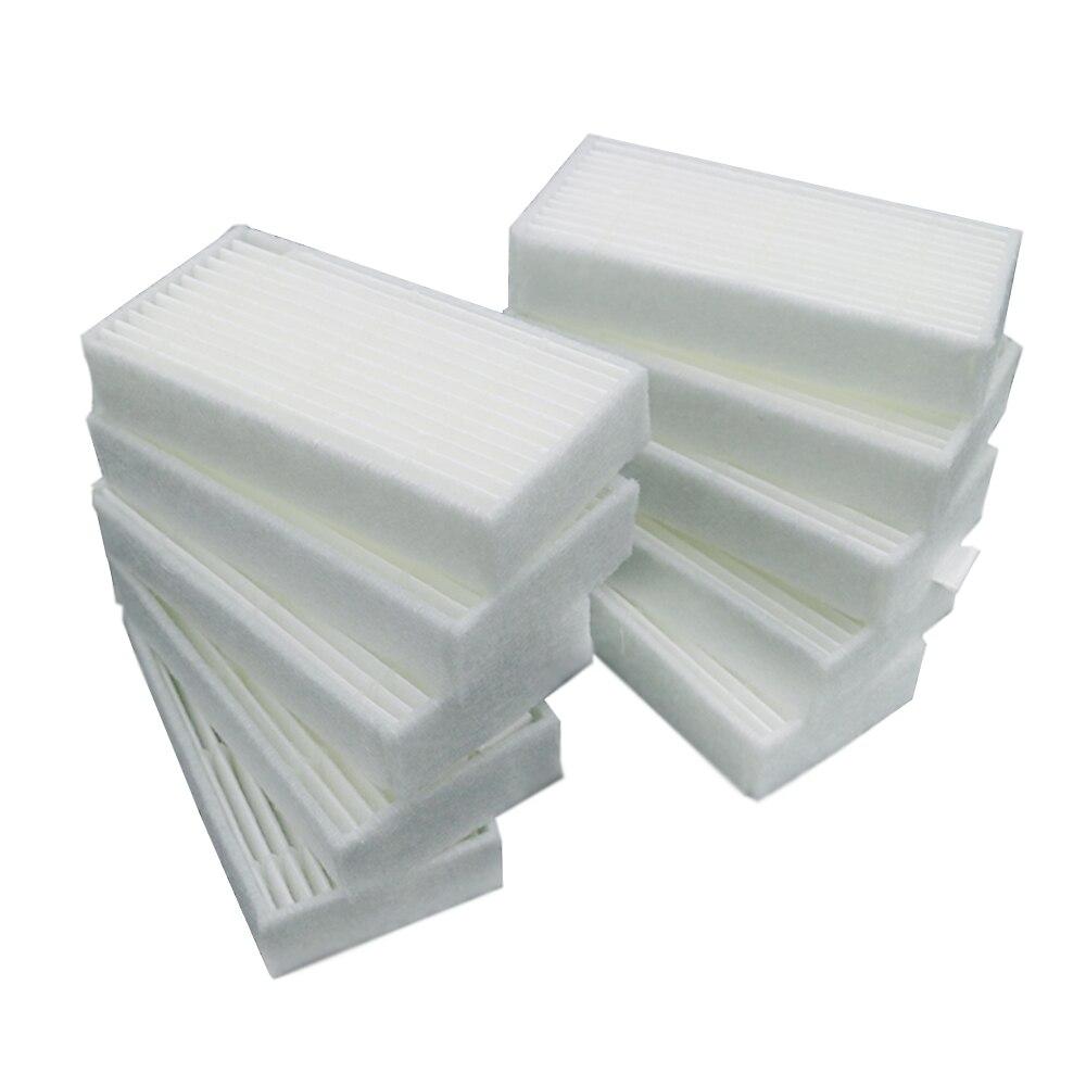15Pcs/Lot High Quality Hepa Filters for Dibea Depoo Panda X500 ECOVACS X500 X600 CR120 Vacuum Cleaner Accessories Parts