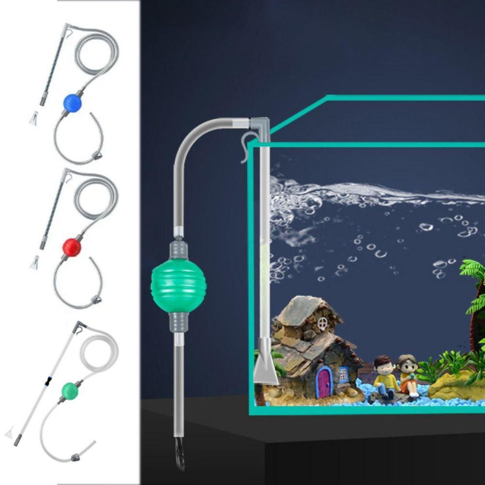 

Пластиковый сифон, очиститель водяного насоса, 1,9 м, устройство для смены воды в аквариуме, гравийный фильтр для аквариума, аквариум