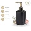 Shampoo Dispenser for Bathroom | Soap Dispenser for Kitchen | Handwash Bottle for Wash-Basin | Liquid Dispenser | Bathroom Accessories | 380ml (Black)