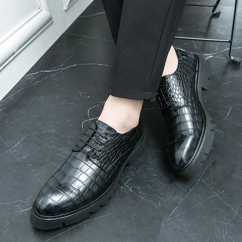 Herren Business Schuhe Kleider Oxfords Mode Lässig Leder Mode Business Trend Luxus Herren Englische Galoschen Schuhe Herren