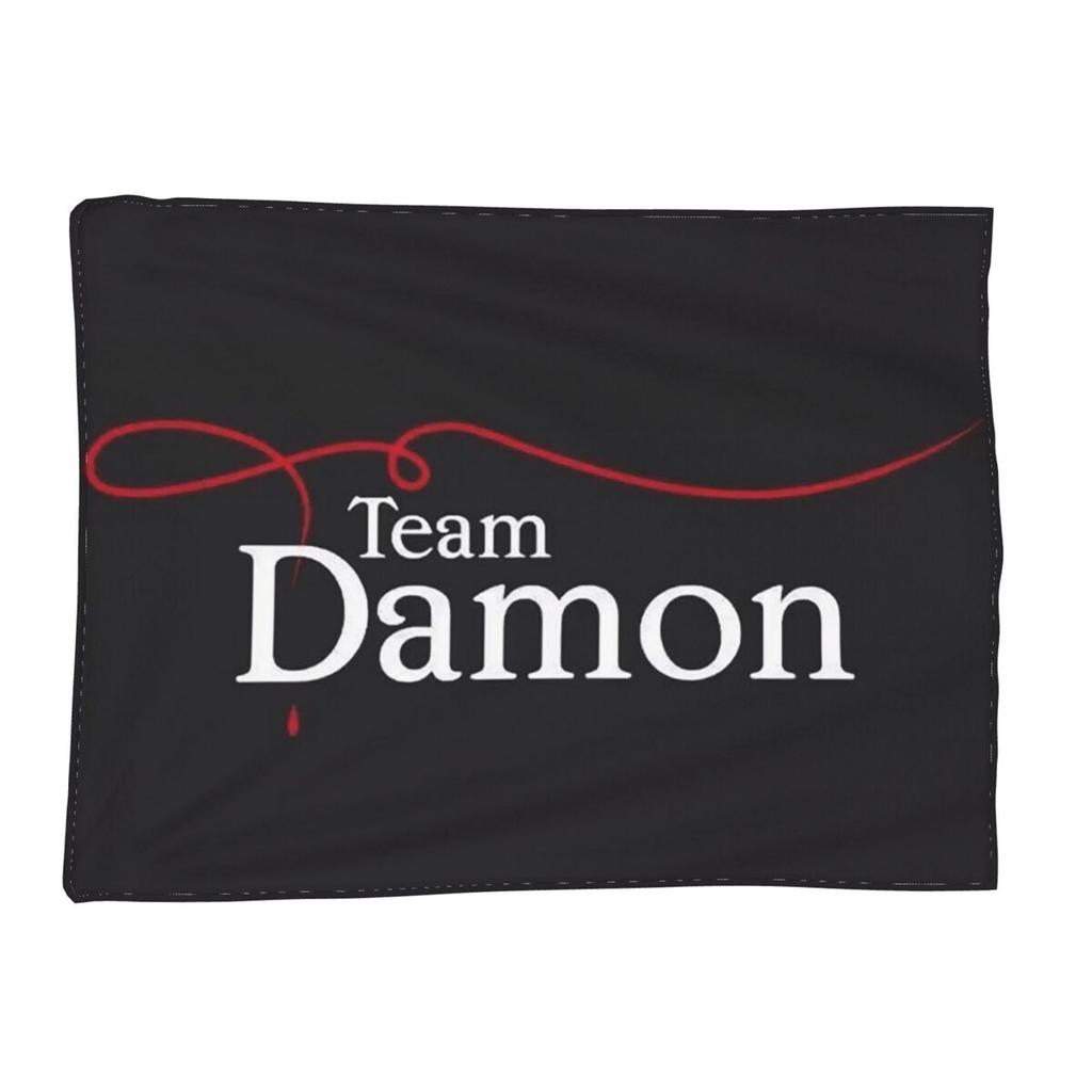 The Vampire Diaries Damon Salvatore Blankets Soft Warm Flannel Throw Blanket Bedspread for Bed Living Room Picnic Travel Home