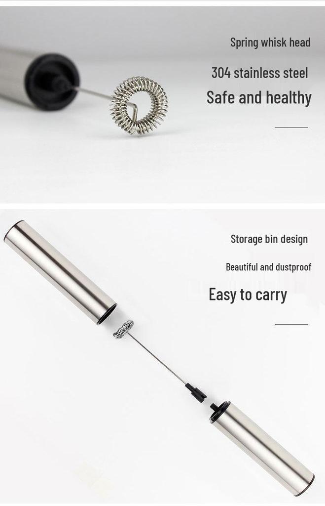 Handheld Electric Milk Frother and Cream Whipper