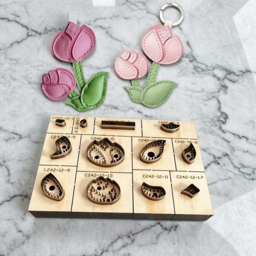 Craft Die Repeatable for Floral Embellishment Work