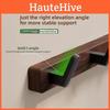 Walnut Wood Wall Hook Rack With Hooks For Entryway And Closet Organizer