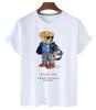 T-shirt Divertente con Stampa Orso Donna Moda Cartone Animato Harajuku Casual T-shirt Femminile Estiva Manica Corta Top T-shirt Unisex Maglietta Unisex