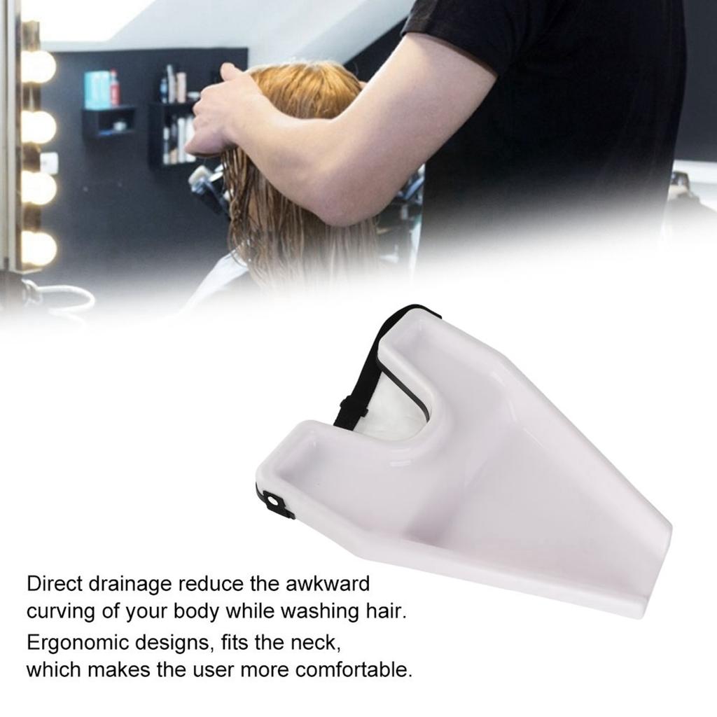 Portable Hair Washing Tray Portable Patients Mobility Shampoo Rinse Washing TrayWhite