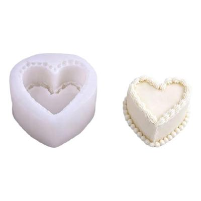 Nontoxic Heat Resistant Silicone Molds In Elegant Heart Shape Suitable For Mousse Cake Dessert And Candy Making