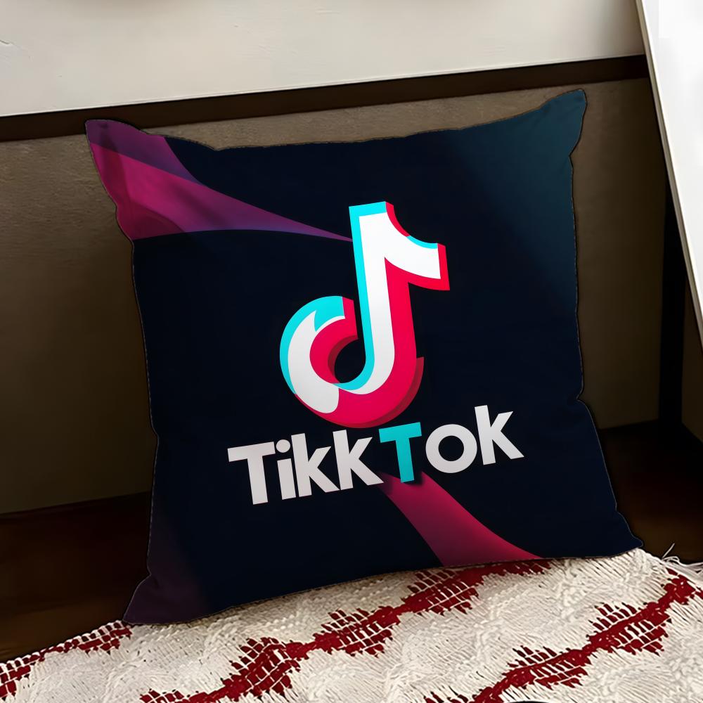 TTikTokK Cushion Cover Reversible Soft Durable Pillow Cover Home Car MultiScene Use for Daily Comfort