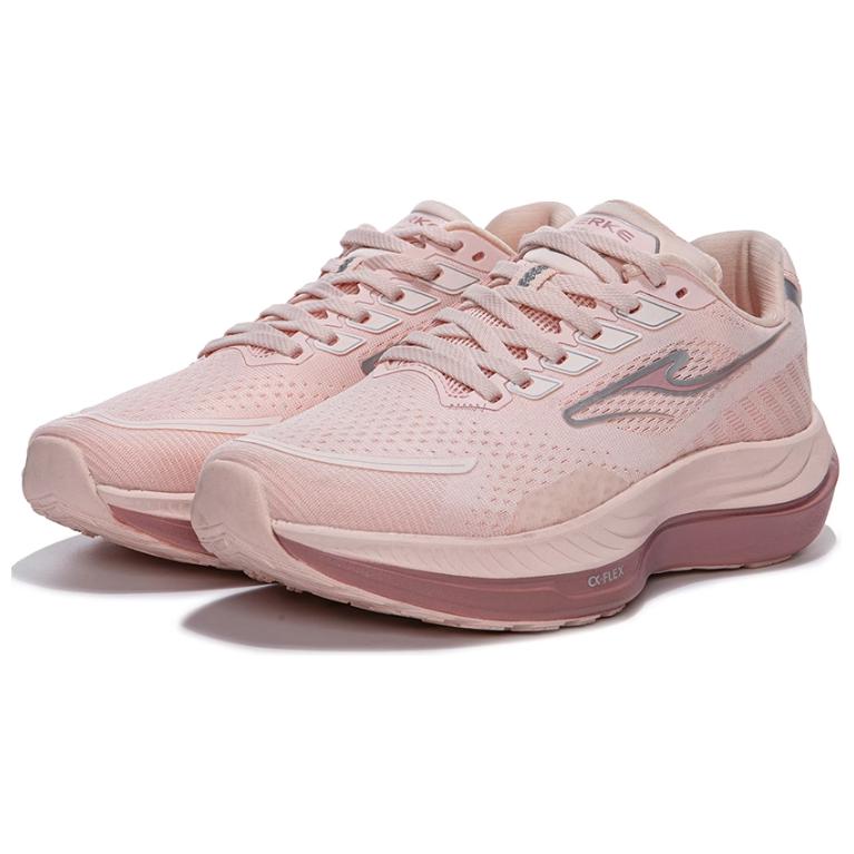 Hongxing Erke Park Run Lite 1 Shock Absorption Rebound Low Top Running Shoes Kids running shoes Pink 12125103271-210