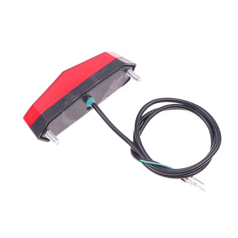 Luci Posteriori per Biciclette Elettriche 12V-80V Lampada Posteriore di Sicurezza a LED per Monopattino Elettrico Ebike Luci Posteriori di Avvertimento Accessori per Biciclette