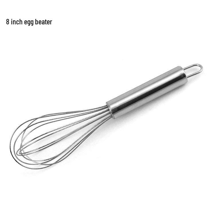 Stainless Steel Handheld Whisk - Egg Beater & Cream Whipper