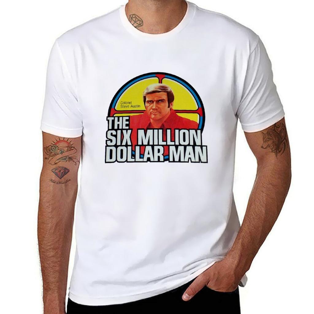 Music Retro The Six Million Dollar Unisex Awesome For Music Fans TShirt Large Size Casual Tee Shirt