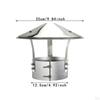 Chimney Cap Cover Exhaust Vent Lid Easy to Install Flue Roof Rain Guard