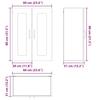 Dishwasher Front Panel Kalmar Sonoma Oak 60 x 31 x 80 cm