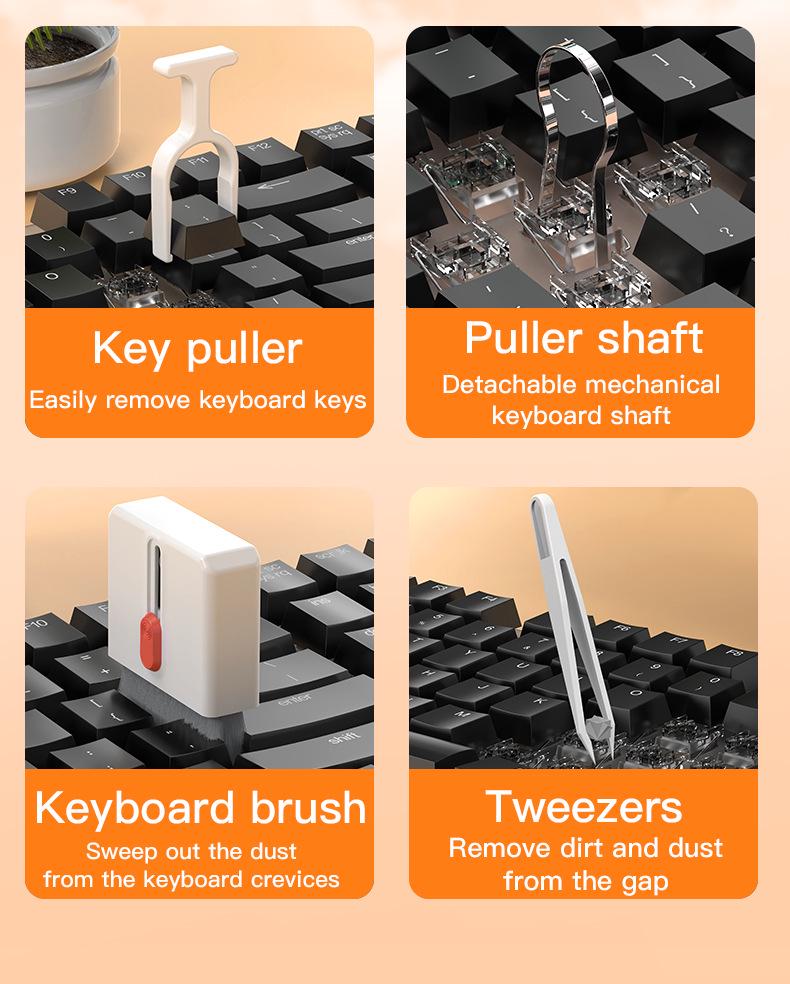 32-in-1 Multifunctional Cleaning Kit for Mobile Phone, Camera, Earphones, and Keyboard