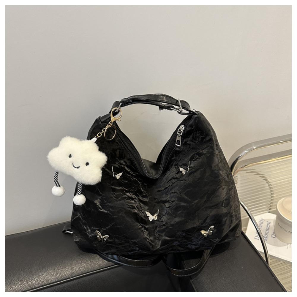 High value cloud bag fashionable new niche design commuter leisure beautiful double shoulder single shoulder crossbody backpack