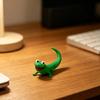 Handcrafted 3D Printed Green Lizards Ornament Funny Reptile Miniature Figurine Gift For Movie Lover And Collectors