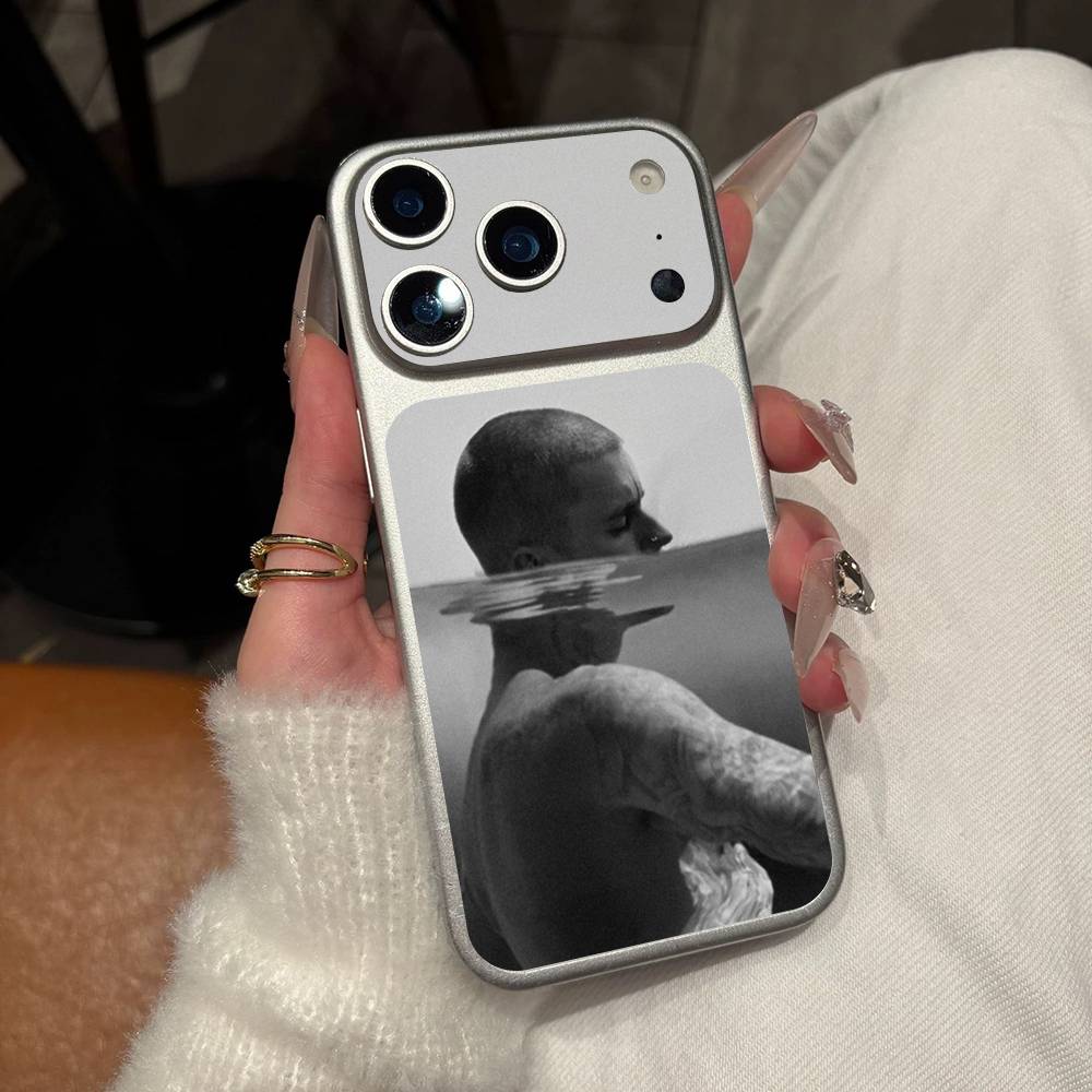 Singer Justin B-Bieber Wrap Sticker For IPhone17 Pro/17pro Max Phone Decal Skin Rear Protector Case Film Full Cover