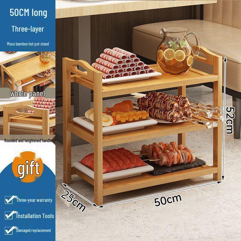 Mehrschichtiges Massivholz Gemüsegestell für Küche & Restaurant