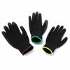 Work Gloves PU Coated Knit Cuffs Flexible Safety Hand Protect Antiskid