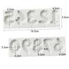 Number Lollipop Silicone Sugarcraft Mold Resin Tools Cupcake Fondant Cake Decorating Tools