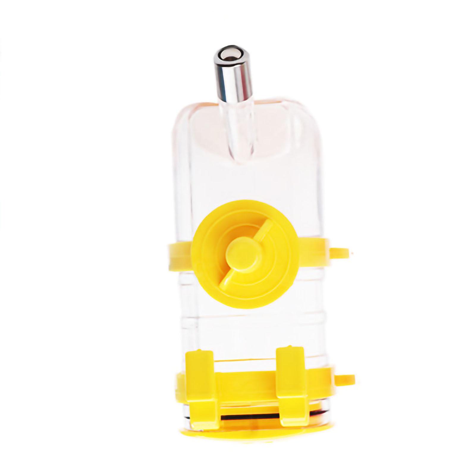 Диспенсер для воды для собак, подвесная автоматическая поилка для домашних животных для маленьких и средних собак и кошек жёлтый