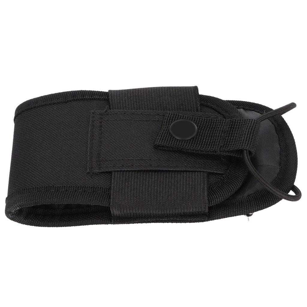 Portable Multifunctional Walkie Talkies Holder Nylon Radio Holder Suitable for Camping Field ActivitiesBlack