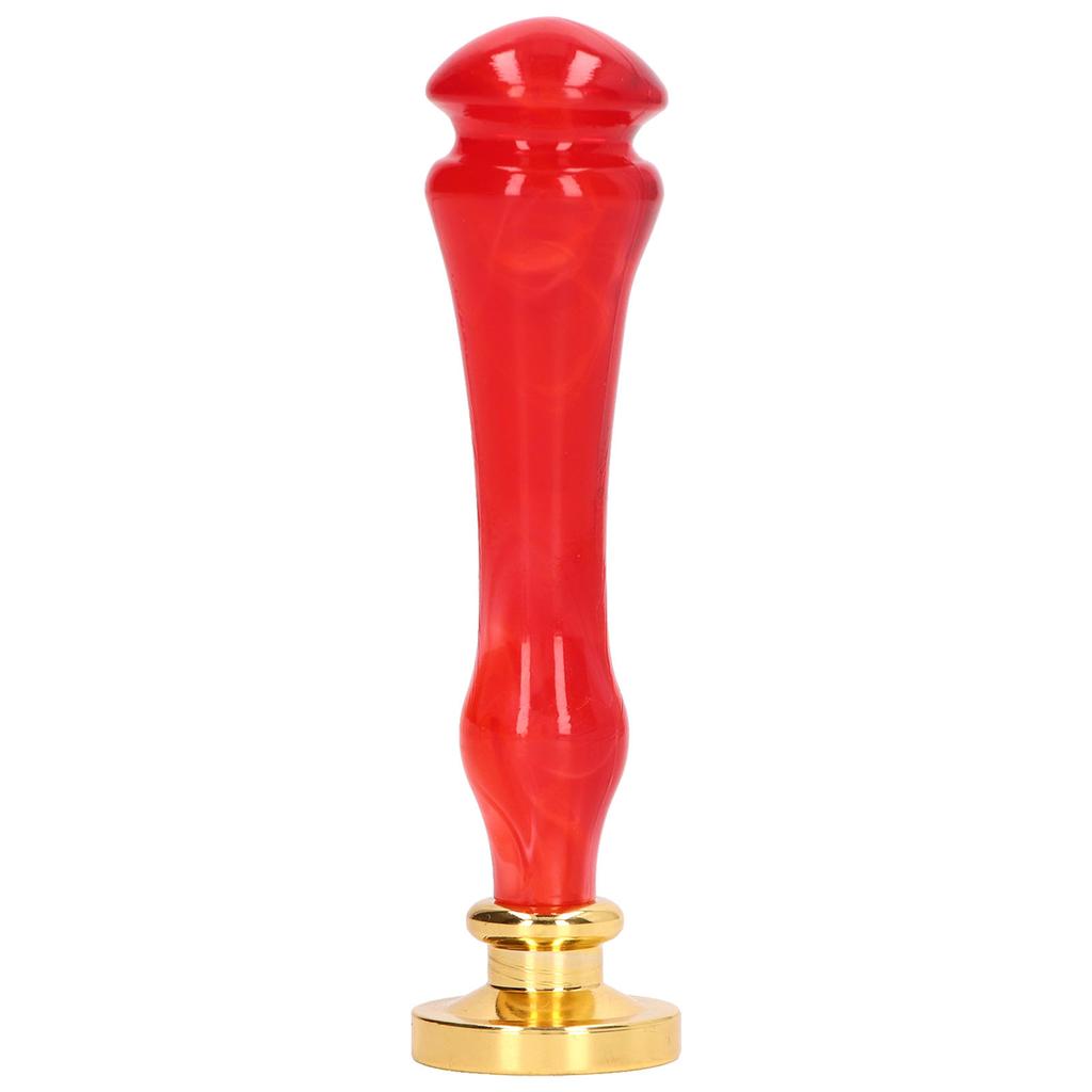 Wax Stamp Kit Delicate Pattern Detachable 4 Vintage Stamp Heads Wax Stamp Kit with Resin Handle for Invitation