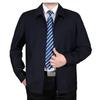 New Men's Spring & Autumn Casual Jacket - Middle-Aged Dad's Wear-Resistant, Loose Lapel Button Top