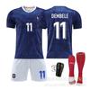 26 Woning Nee. 10 Mbabpe Voetbaltenue Set 11 Dembele 6 Kamawinga 7 Griezman Shirt