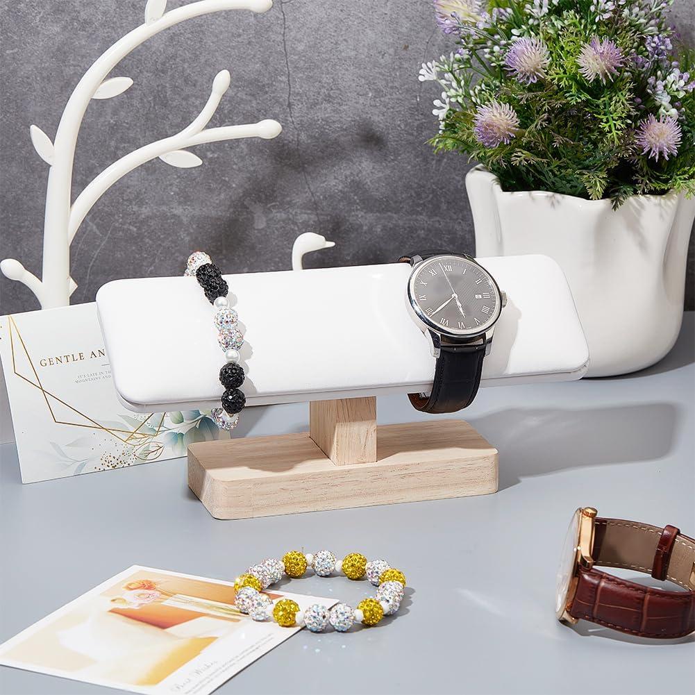 Luxury Solid Wood Watch Stand & Jewelry Holder
