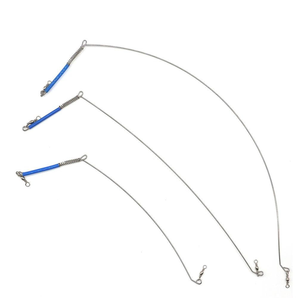 20pcs Saltwater Fishing Rig Arms Branches with Swivels Stainless Wire Arms Balance 20cm 30cm 40cm